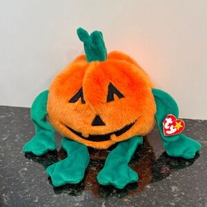 Ty Beanie Buddy - Pumkin- The Halloween Pumpkin (7.5in)